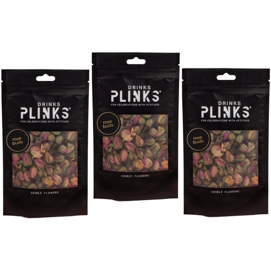 EDIBLE FLOWERS rose buds - Pack of 3